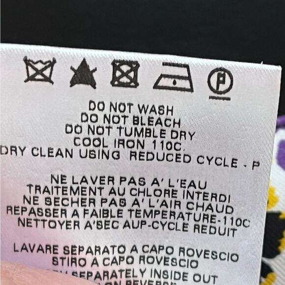 See By Chloe Silk Pleated Floral Mini Skirt Womens 8 Pockets Multicolored Luxury - Picture 7 of 12